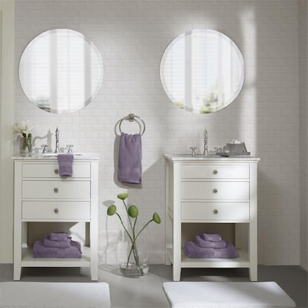 Madison Park Light Purple 100 Percent Cotton Towel Set, 8 Piece MPS73-469